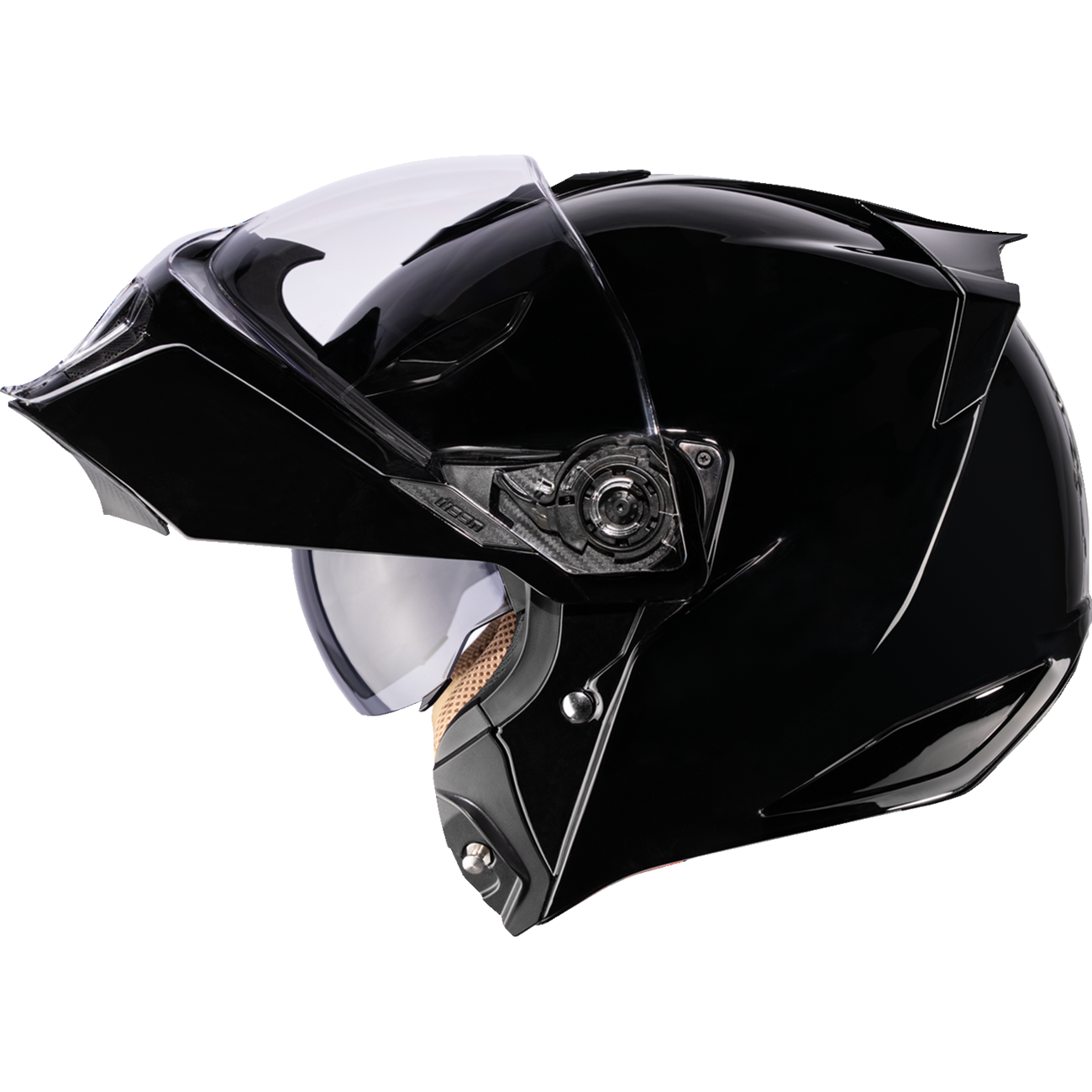ICON Threshold™ Modular Helmet - Solid - Gloss Black - XS 0100-2811