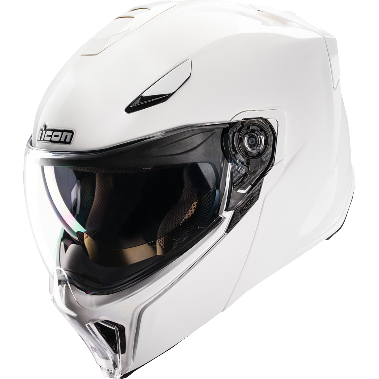 ICON Threshold™ Modular Helmet - Solid - Gloss White - XL 0100-2822