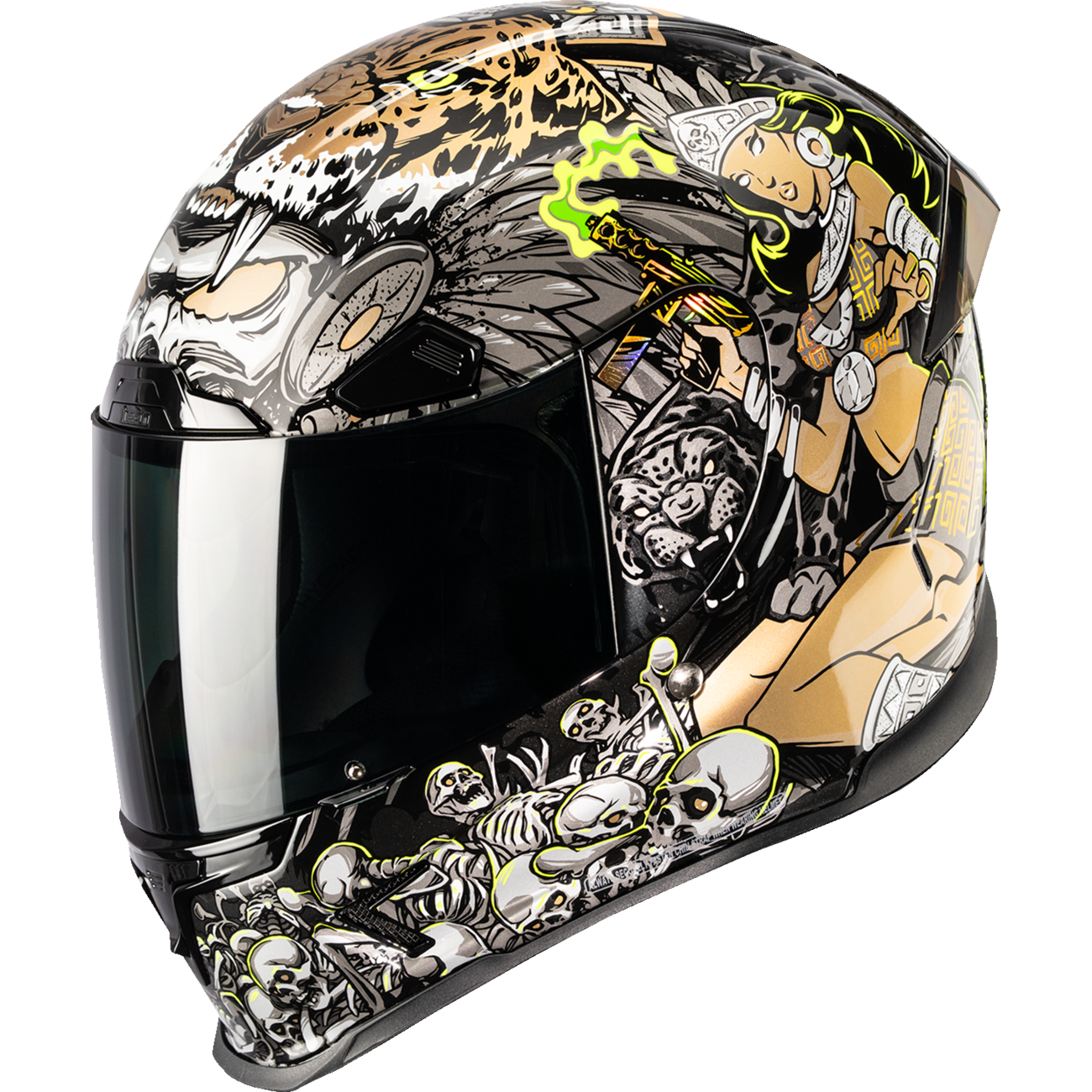 ICON Airframe Pro™ Helmet - Aztec Nine - Gold - Large 0101-19169