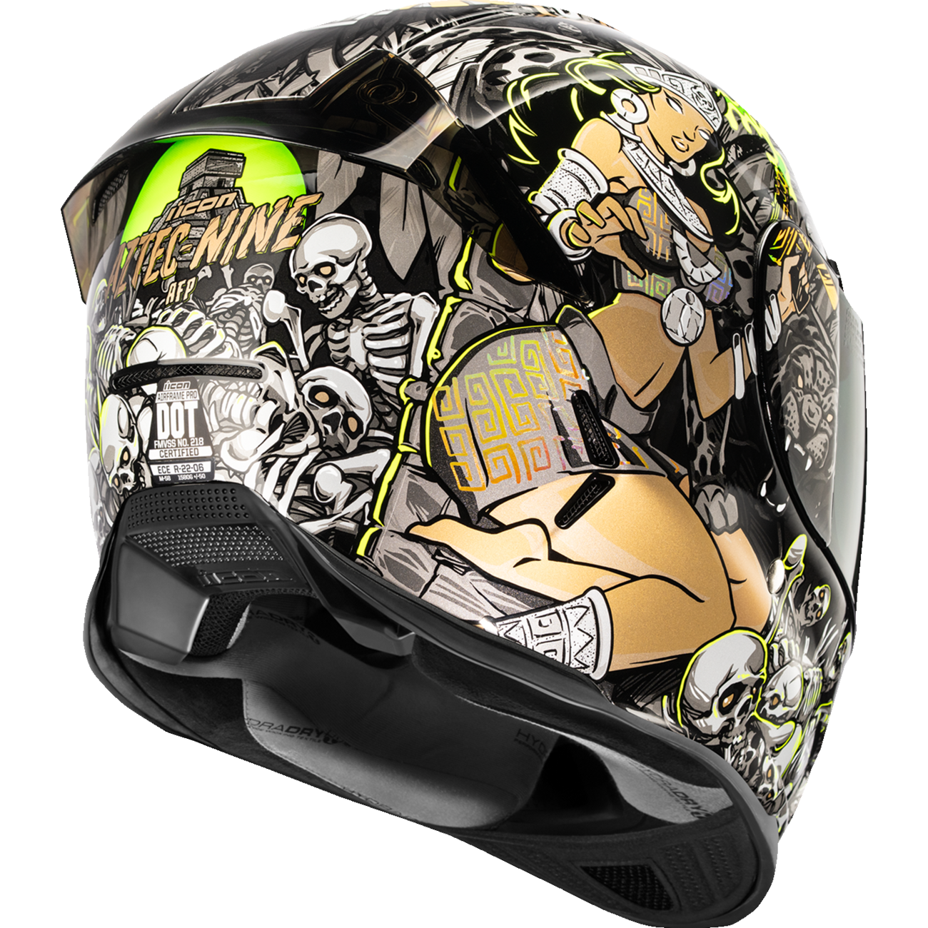 ICON Airframe Pro™ Helmet - Aztec Nine - Gold - Large 0101-19169