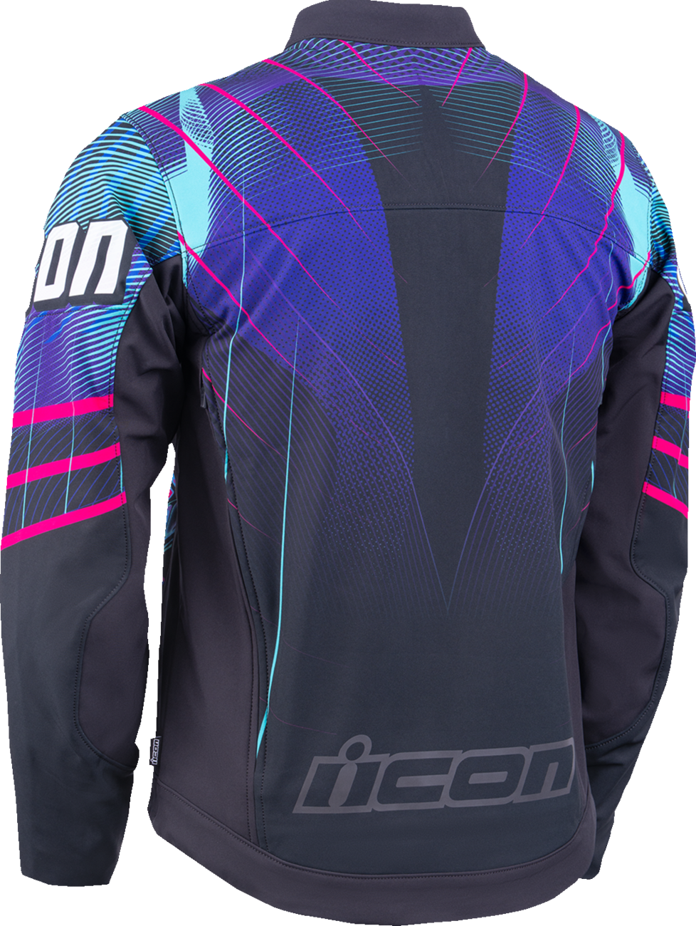 ICON Synthwave Merc3 Lazer Cobra™ Jacket - Black - Medium 2820-7781