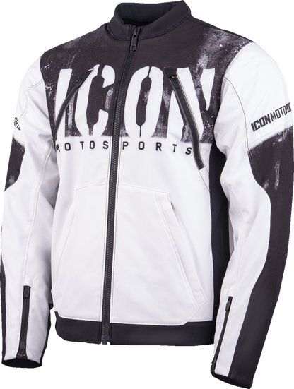 ICON Merc3 Anomaly™ Jacket - White - Small 2820-7923