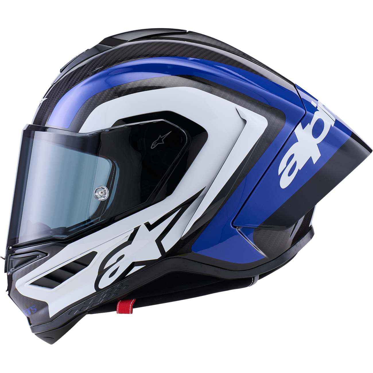ALPINESTARS Supretech R10 Helmet - 22.06 - Arius - Gloss Black/White/Blue - 2XL 8203926-1647-2XL