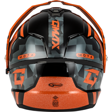 Md 74 Striker Modular Helmet W Smk Shield Blk/Gry/Or Mtlc Md