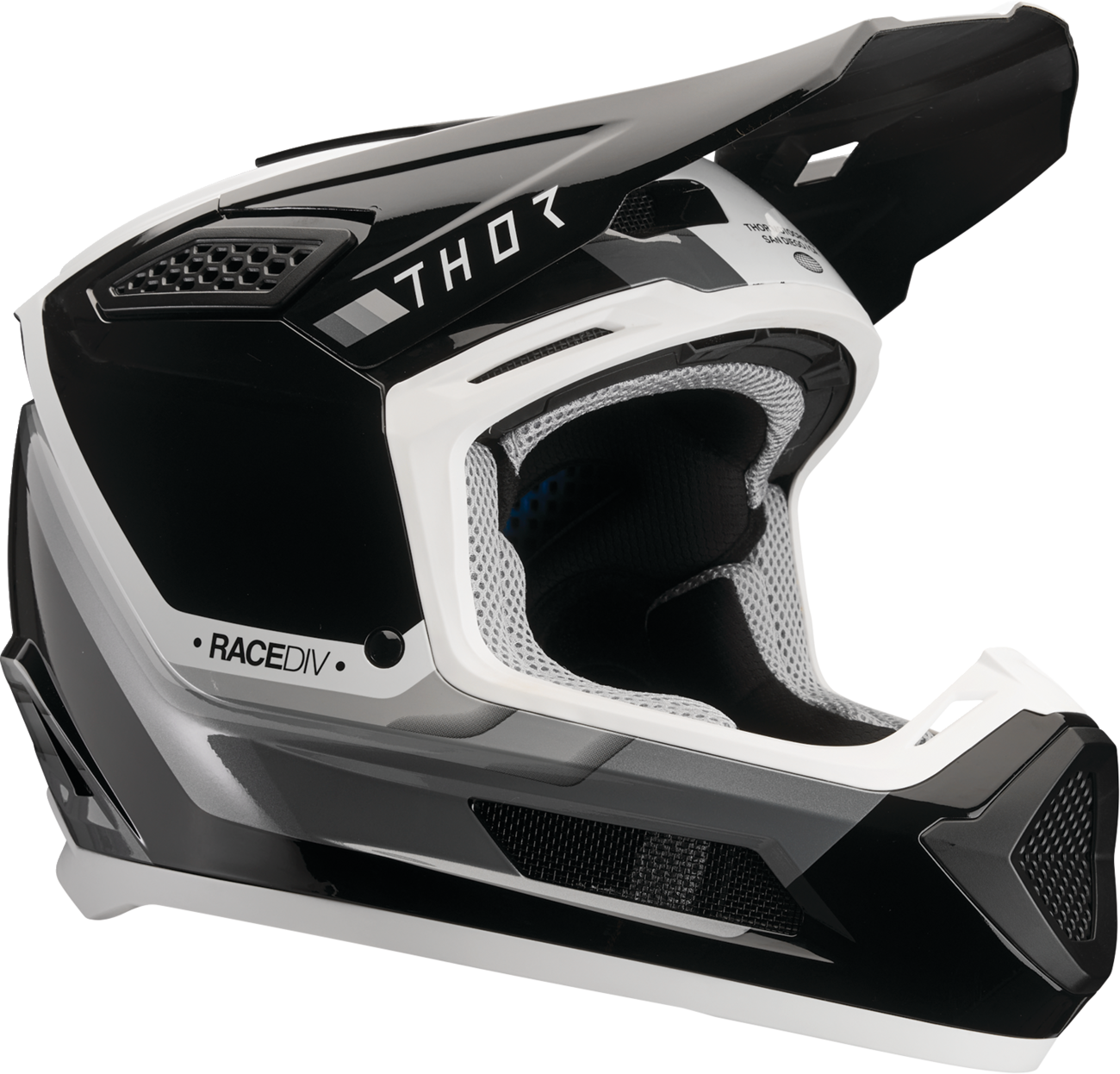 THOR Fleet Helmet - Defy - Black/White - Small 0110-9430