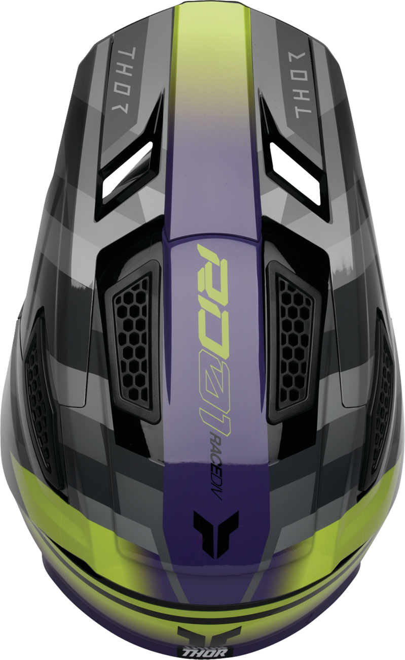 THOR Fleet Helmet - Camber - Black/Purple - XS 0110-9411