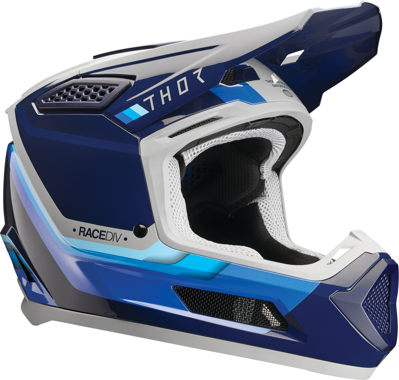 THOR Fleet Helmet - Defy - Blue/Gray - Large 0110-9438