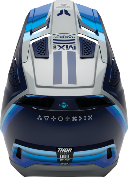 THOR Fleet Helmet - Defy - Blue/Gray - Small 0110-9436