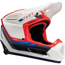 THOR Fleet Helmet - Defy - White/Red/Blue - XS 0110-9441