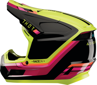 THOR Youth Fleet Helmet - Defy - Black/Acid - Small 0111-1759
