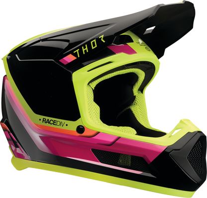 THOR Youth Fleet Helmet - Defy - Black/Acid - Large 0111-1761