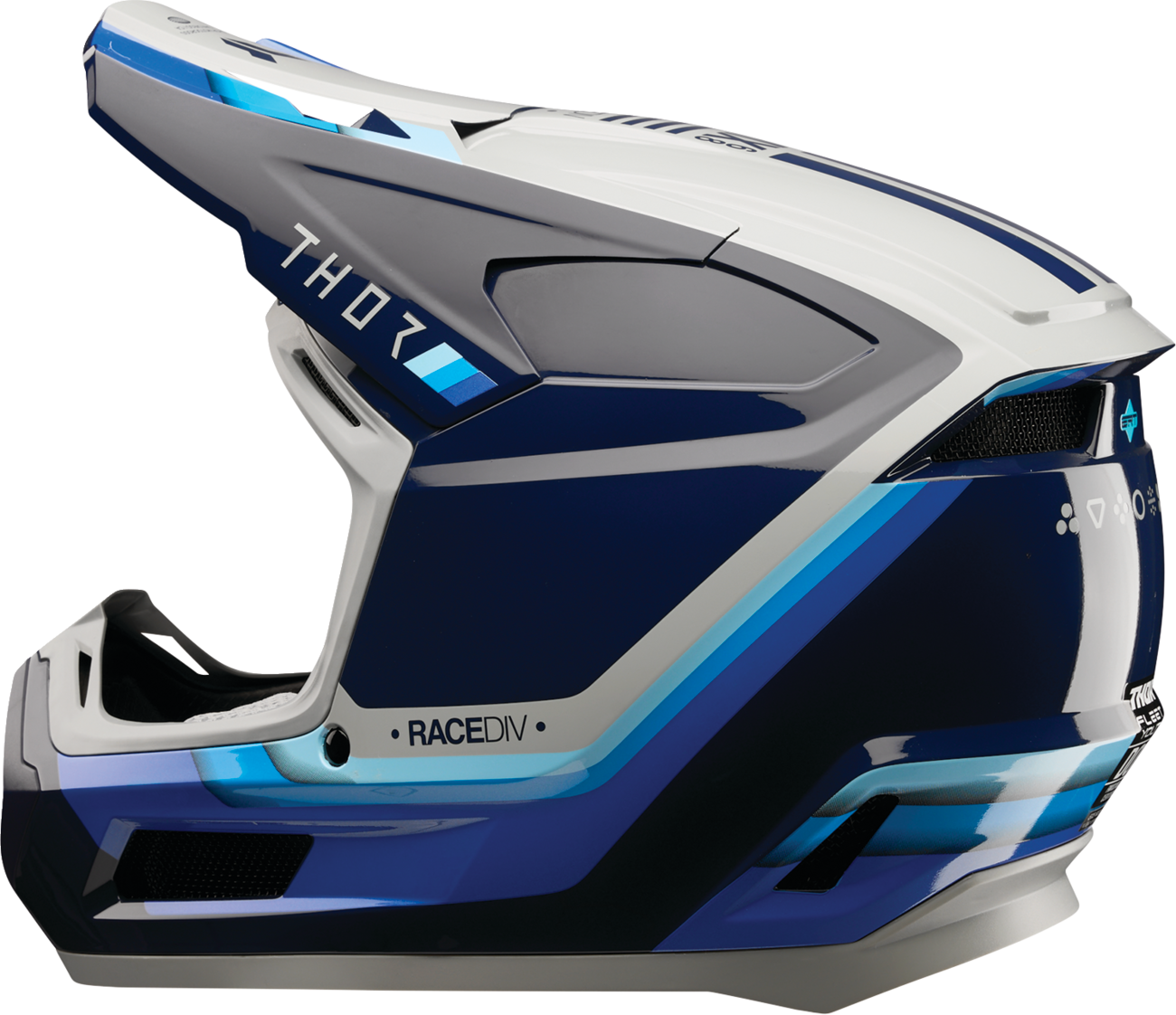THOR Youth Fleet Helmet - Defy - Blue/Gray - Medium 0111-1763