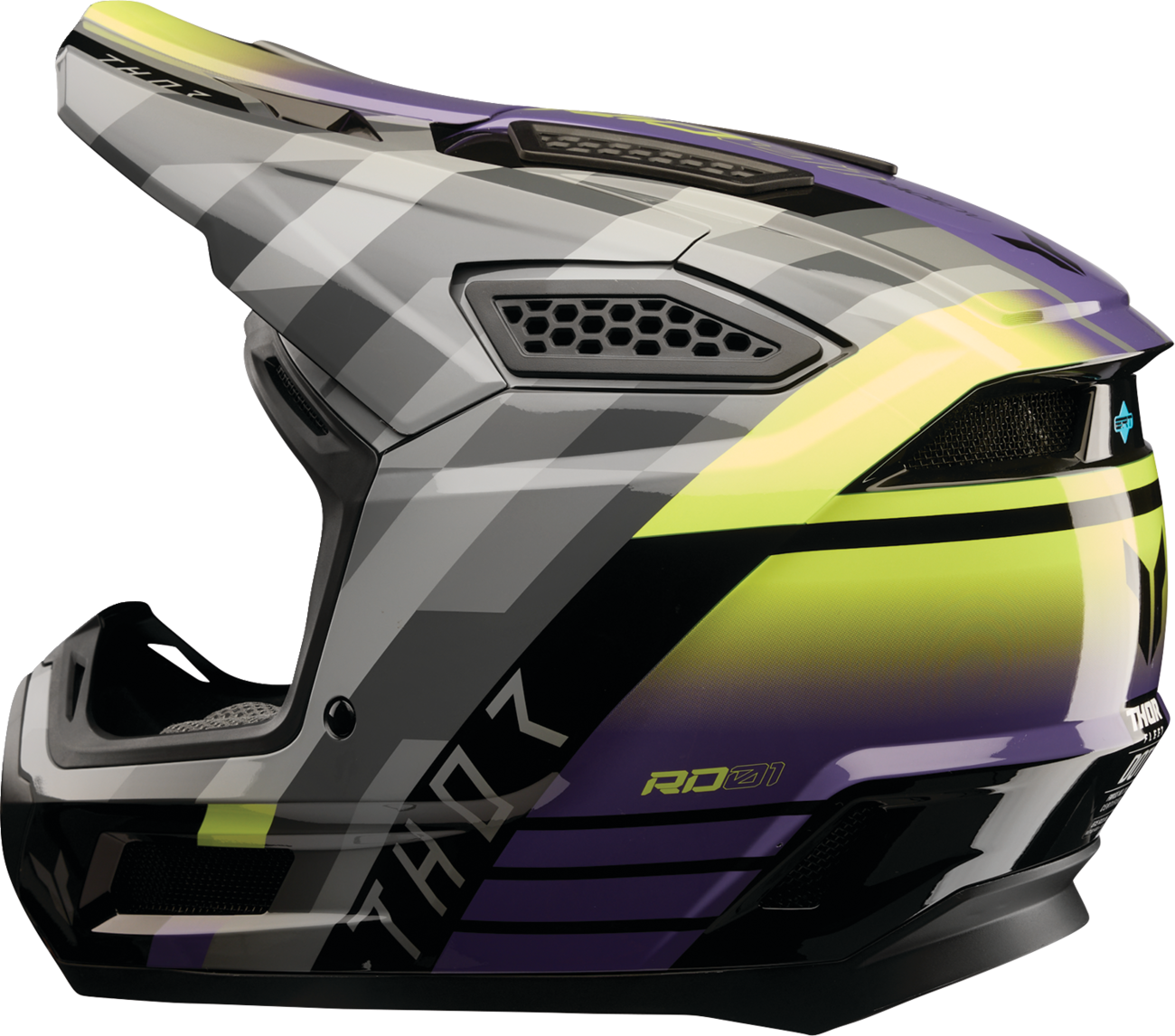THOR Fleet Helmet - Camber - Black/Purple - Medium 0110-9413
