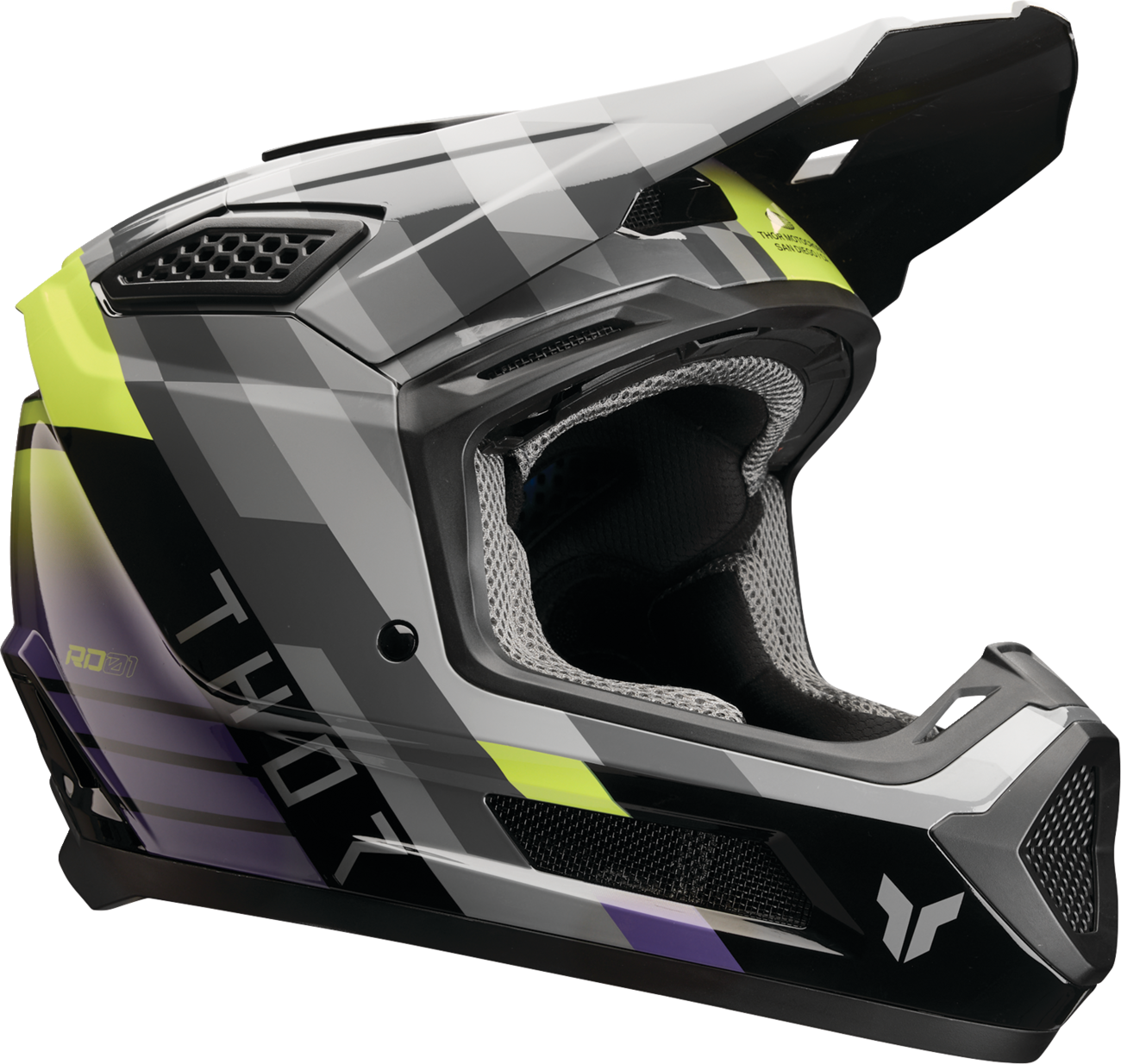 THOR Fleet Helmet - Camber - Black/Purple - Large 0110-9414