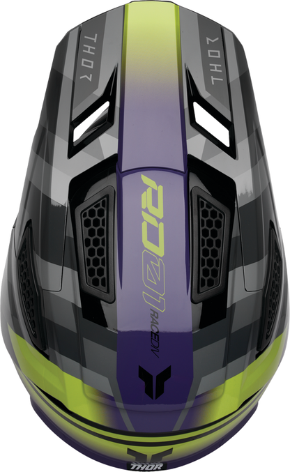 THOR Fleet Helmet - Camber - Black/Purple - Small 0110-9412