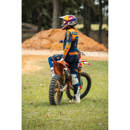 THOR Sportmode Geo Pants - Midnight/Blue - US 32 2901-12818