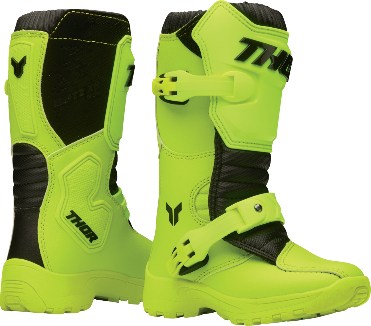 THOR Blitz XR Mini Boots - Acid - US 10 / EU 28 3411-0799