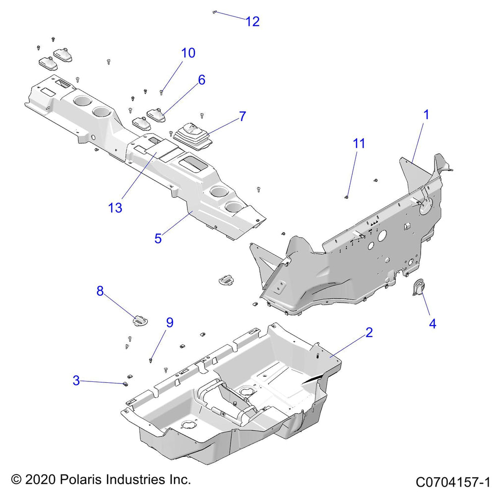 
                      
                        Polaris RZR Console, Front, Gloss Black, Genuine OEM Part 5450887-070, Qty 1
                      
                    