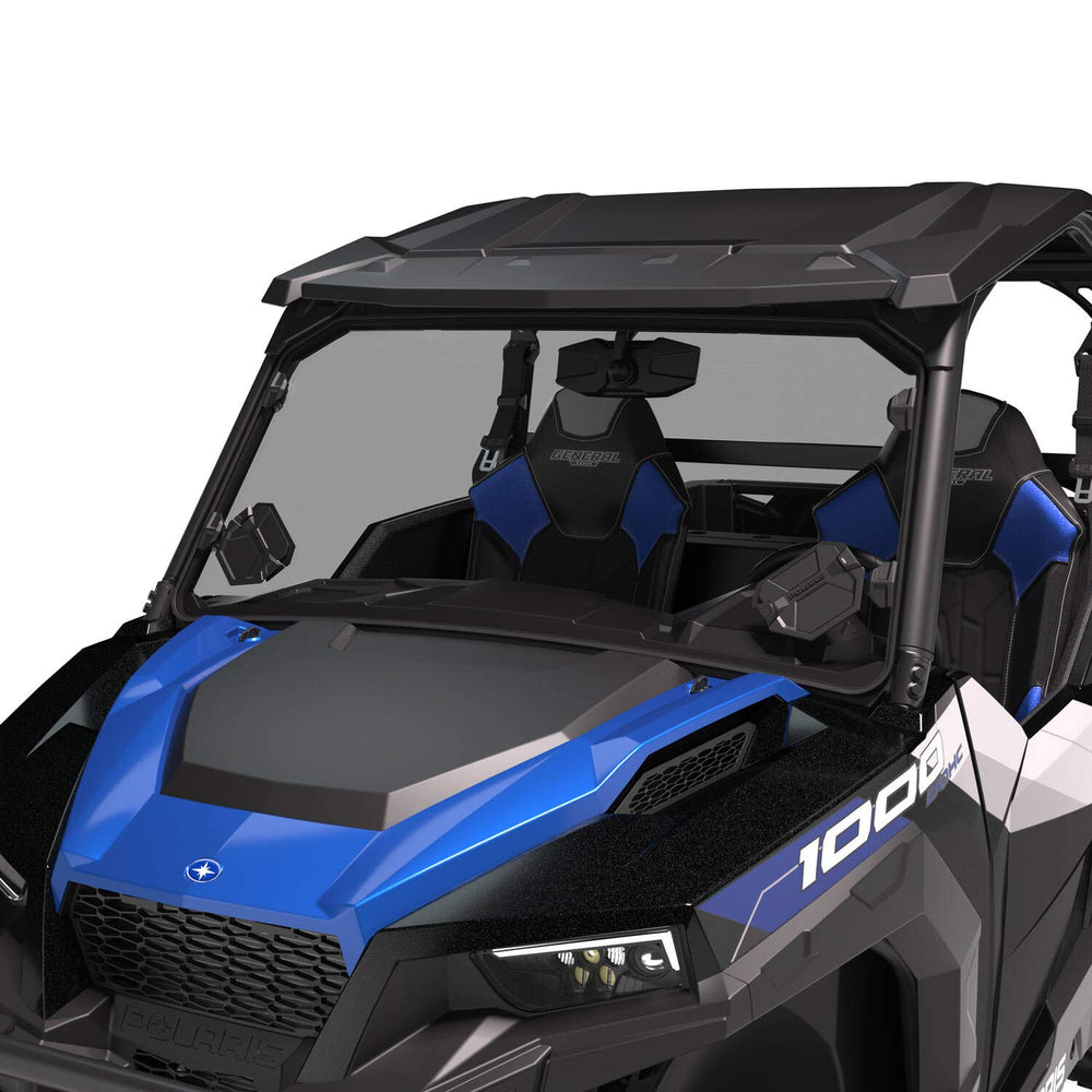 Polaris Off Road Lock & Ride Full Vented Windshield - Hard Coat Poly