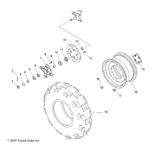 Polaris ATV Lip Seal, 875 x 1.503 x .25, Genuine OEM Part 3610090, Qty 1