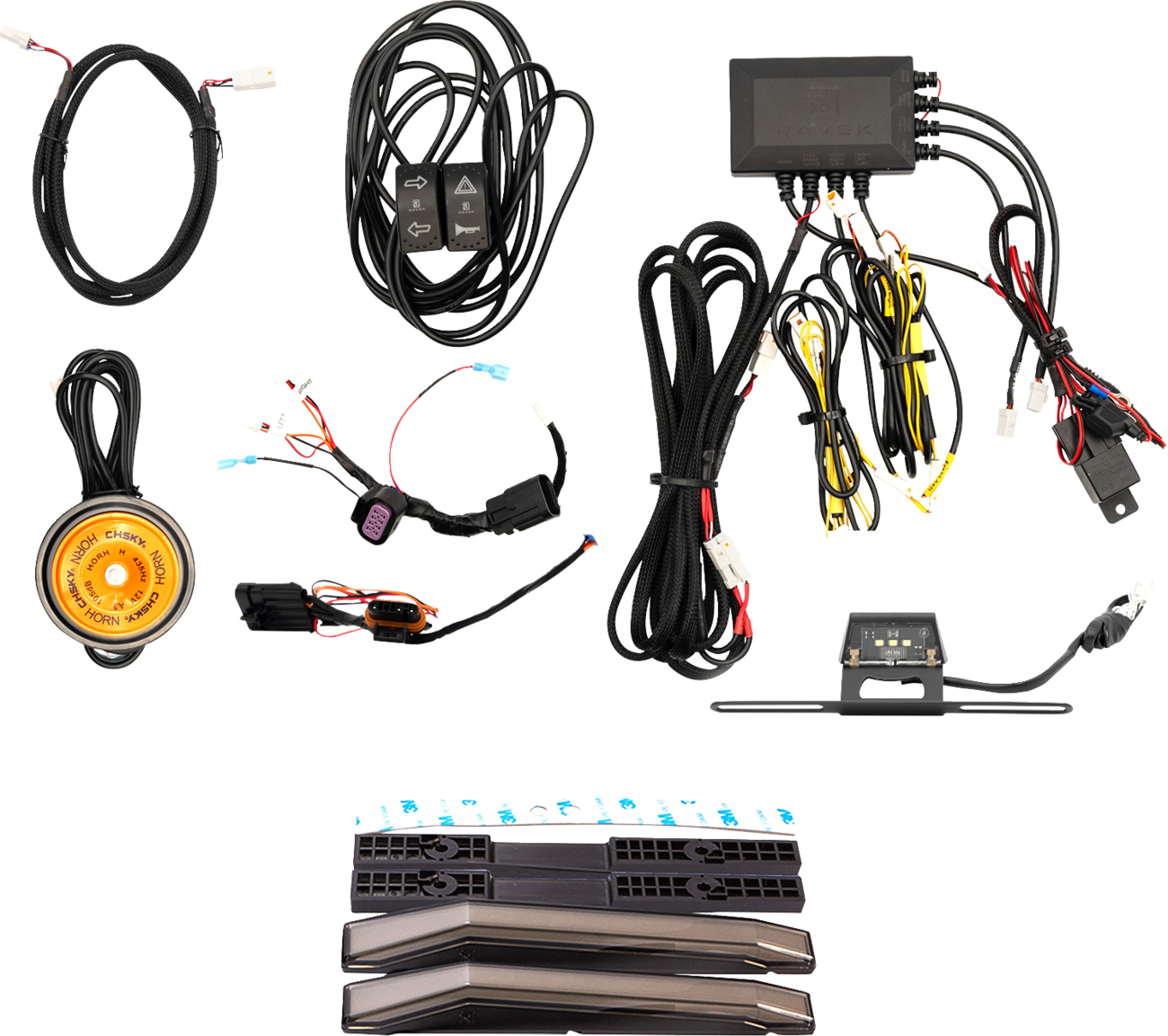 RAVEK Turn Signal Kit - Amber - White Running Light - Ranger XP 1000/Kinetic 64-1009