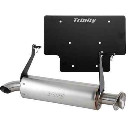 TRINITY RACING Slip-On Muffler - Stainless Steel - Xpedition TR-4192S