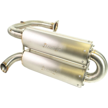 TRINITY RACING Quiet Slip-On Muffler - Stainless Steel - Dual - Talon 1000R/X TR-4198S