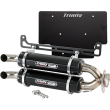 TRINITY RACING Stage 5 Dual Slip-On Muffler - Xpedition TR-4193S