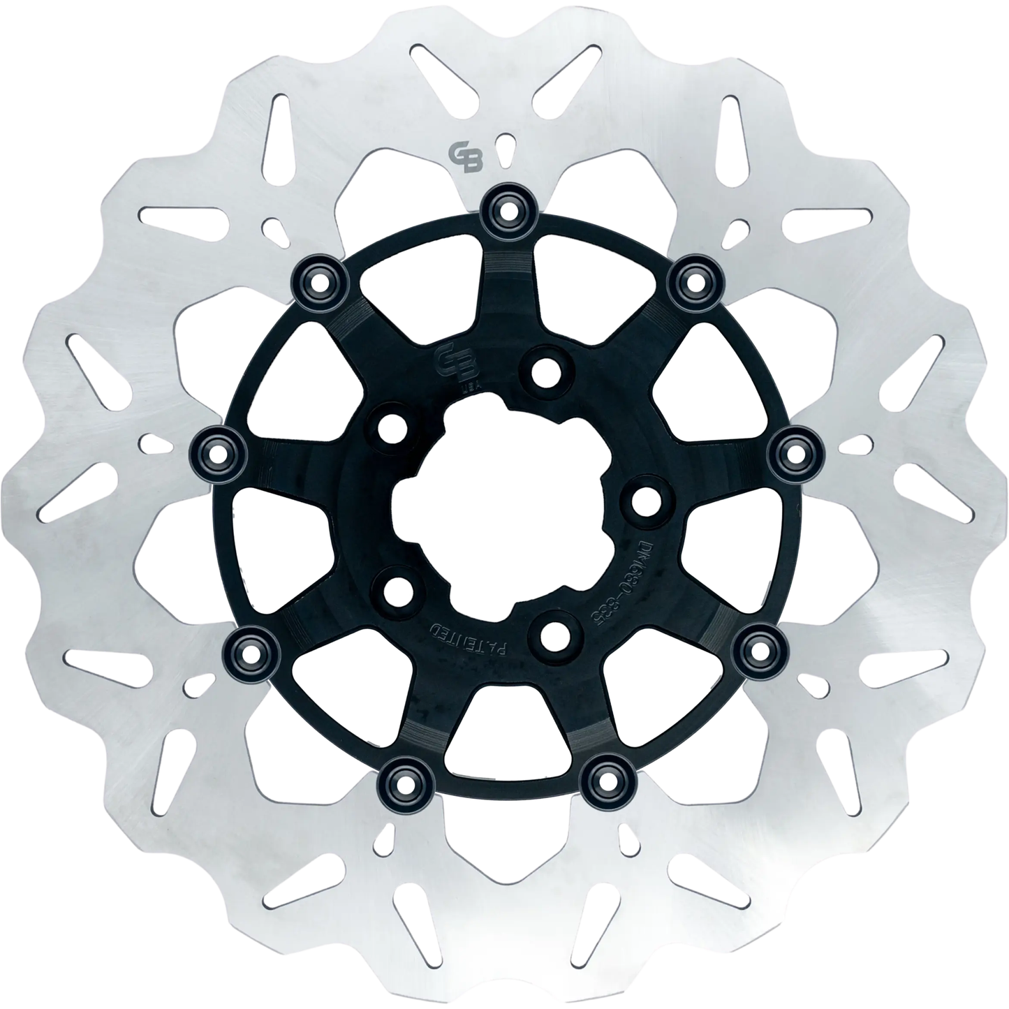 Rotor 11.8" Floating Wave Fr Black