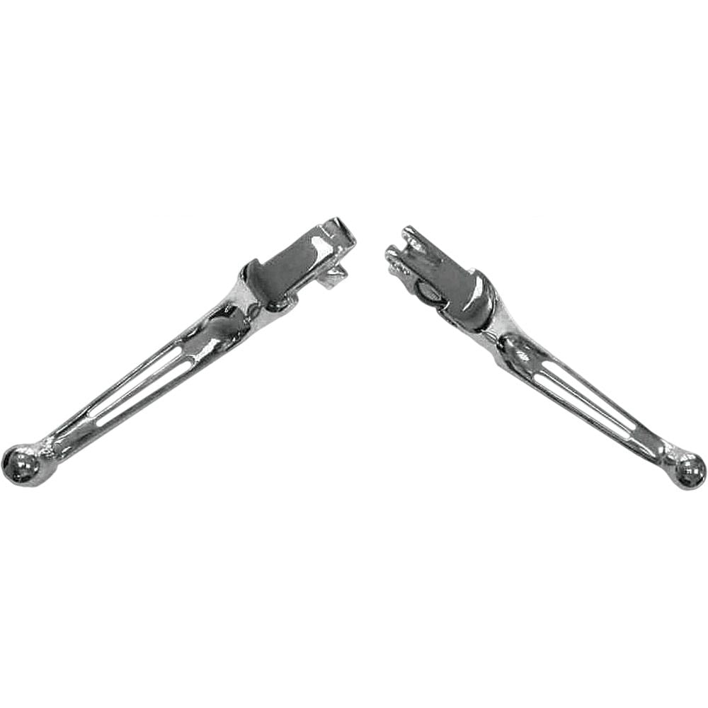 2 Slot Lever Set Chrome Big Twin 07 Up