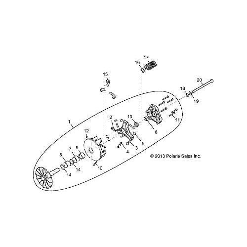
                      
                        Polaris RZR Spring Clutch, Genuine OEM Part 7043924+O104J102:O105J102:O106O102J102:O103, Qty 1
                      
                    