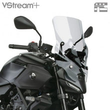 National Cycle 25+ Yamaha MT-07 Vstream+ Quantum HC Poly Mid Windshield - Light Tint