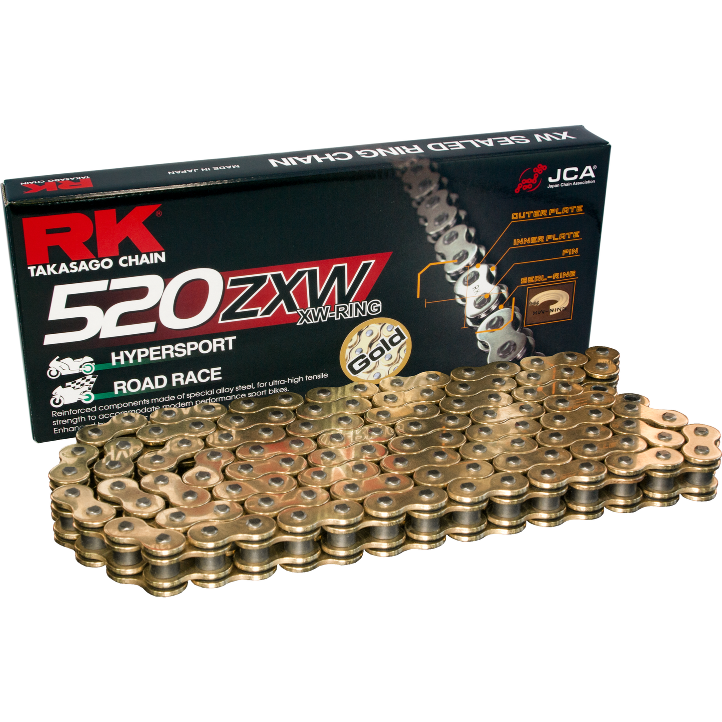 Gb520zxw Drive Chain Gold 520 X 120