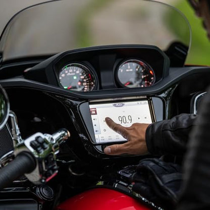 Indian Motorcycle PowerBand Audio Kit, 5.25 Inch Motorcycle Speakers with Bass Boost for Specific Pursuit & Roadmaster Dark Horse, Limited, Icon Models, Auto RIDE COMMAND Recognition - 2883926