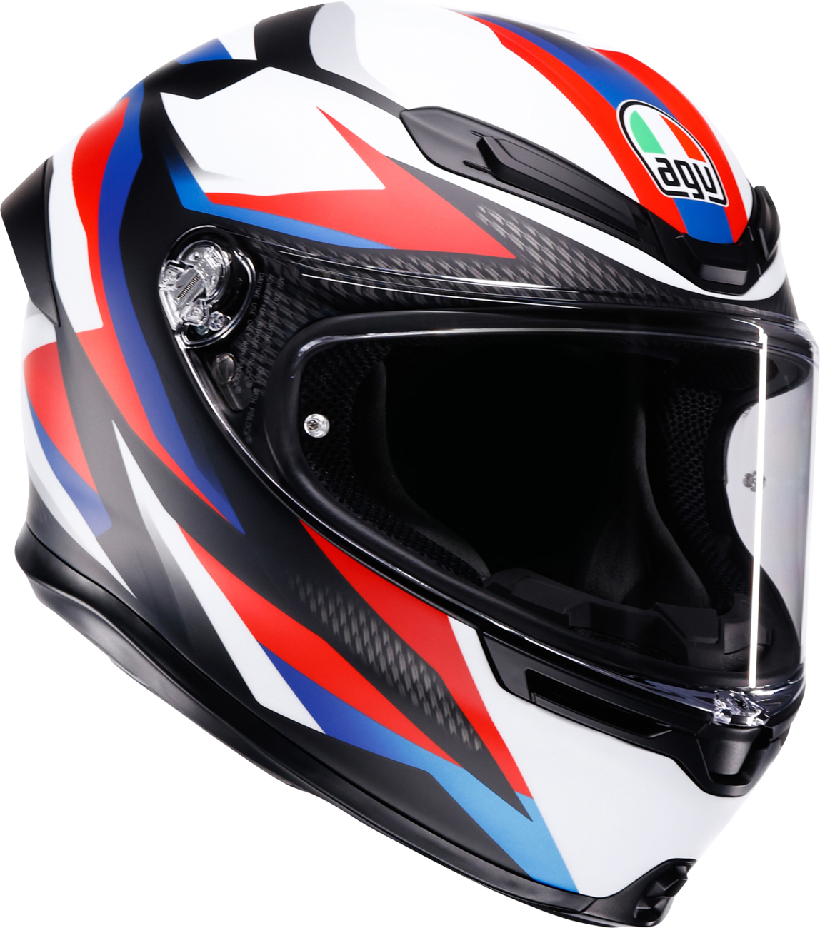 AGV K6 S Helmet - Timewarp - Matte Black/Red/Blue - Small 2118395016-028-S