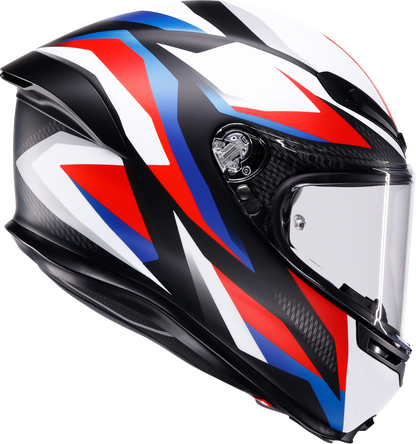 AGV K6 S Helmet - Timewarp - Matte Black/Red/Blue - Large 2118395016-028-L