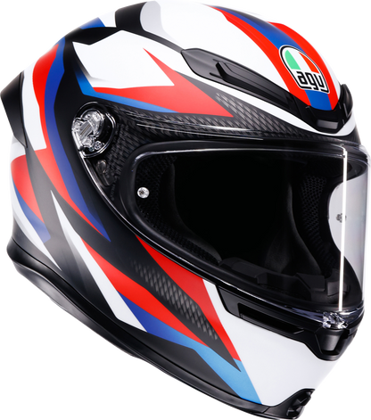 AGV K6 S Helmet - Timewarp - Matte Black/Red/Blue - Medium 2118395016-028-M