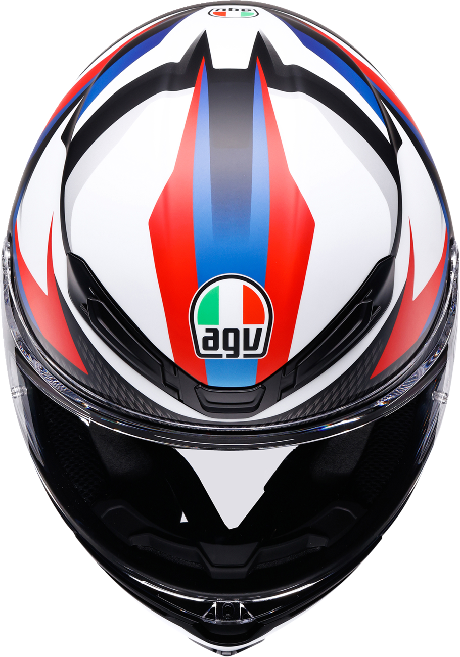 AGV K6 S Helmet - Timewarp - Matte Black/Red/Blue - 2XL 2118395016-028-XXL