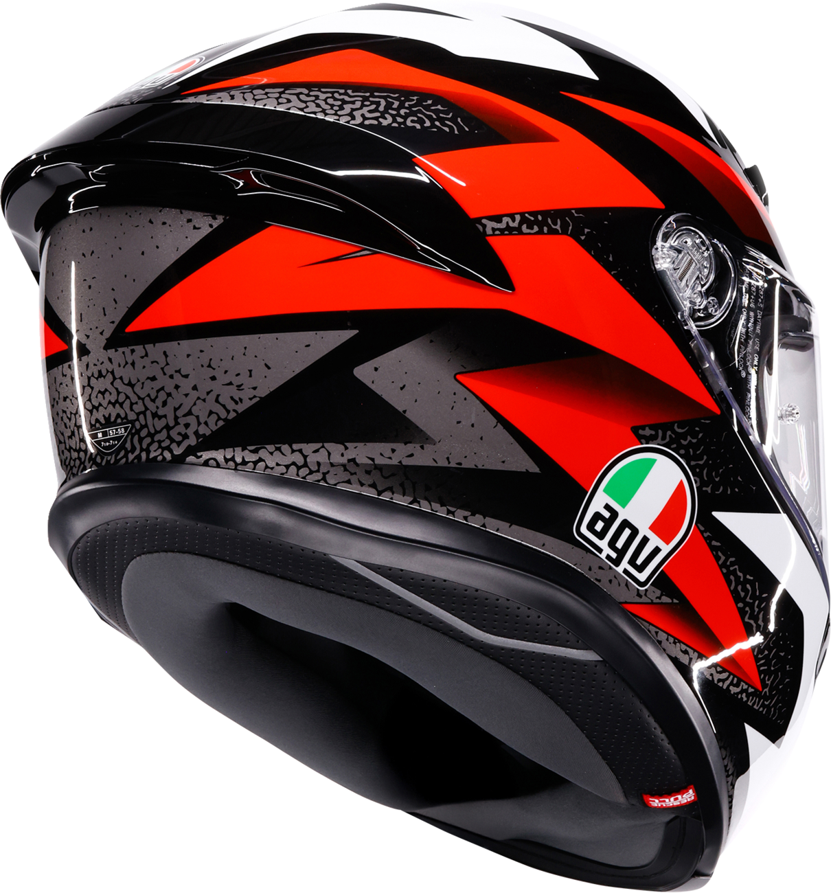 AGV K6 S Helmet - Braven - Black/Red/White - Large 2118395016-029-L