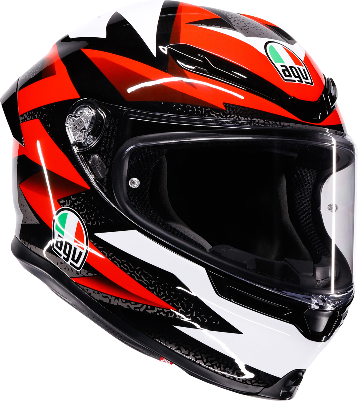AGV K6 S Helmet - Braven - Black/Red/White - 2XL 2118395016-029-XXL