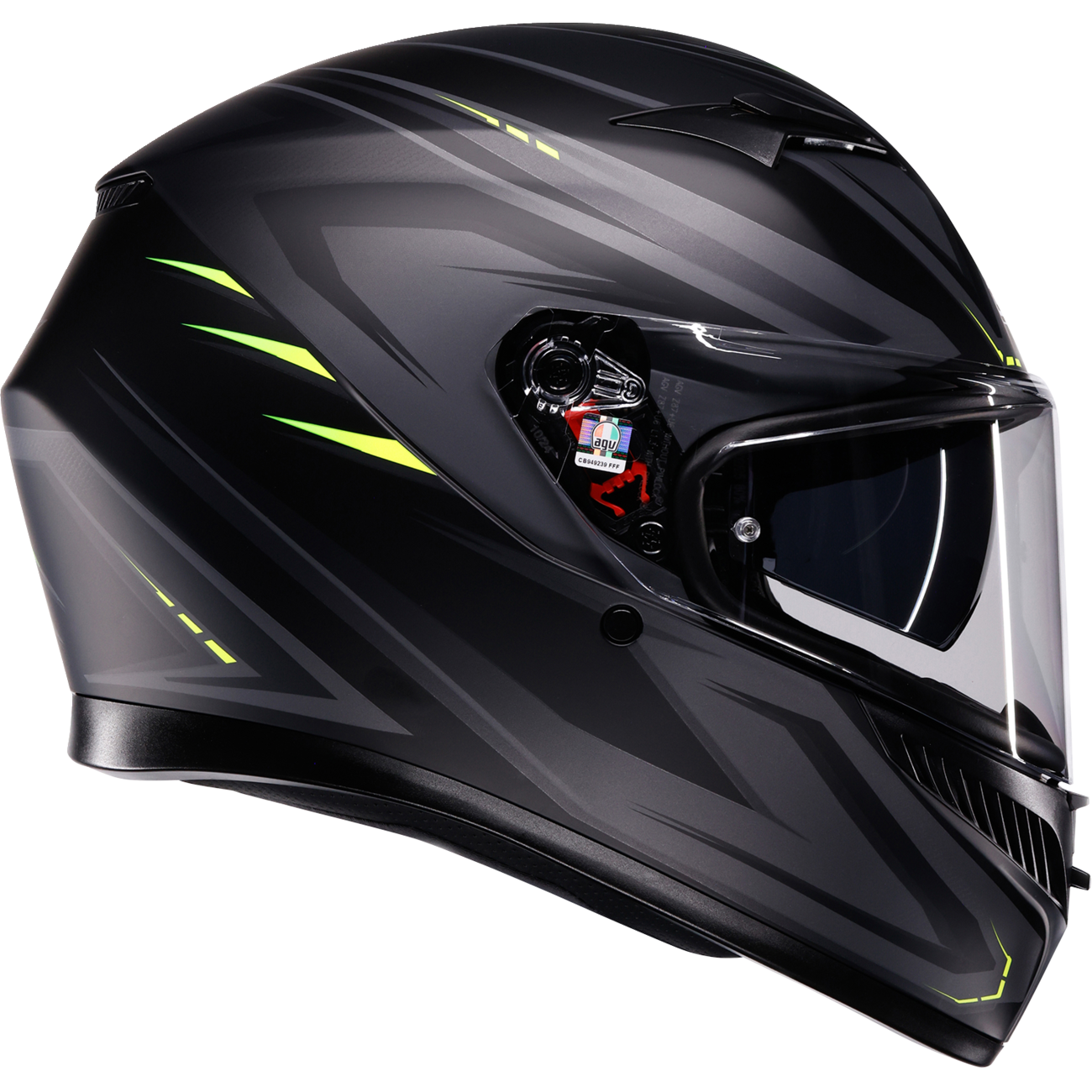 AGV K3 Helmet - Syth - Matte Black/Yellow Fluo - Small 2118381004-026-S