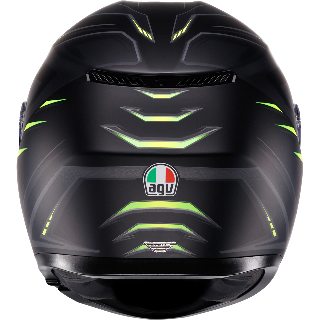 AGV K3 Helmet - Syth - Matte Black/Yellow Fluo - Small 2118381004-026-S