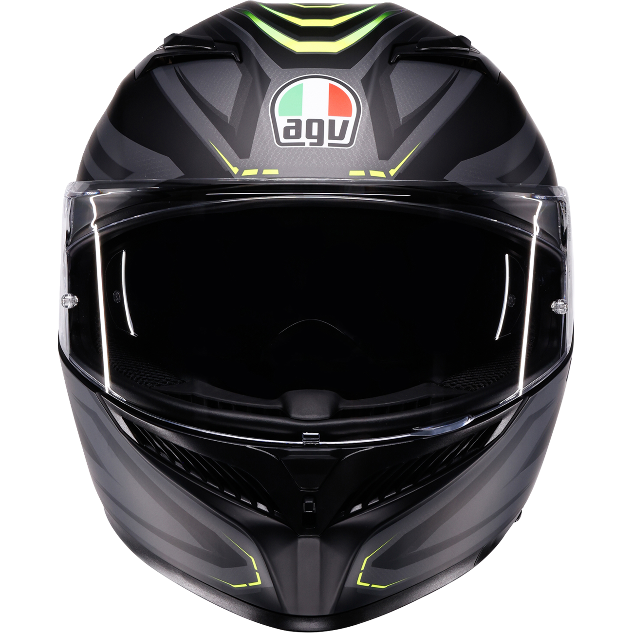 AGV K3 Helmet - Syth - Matte Black/Yellow Fluo - Small 2118381004-026-S