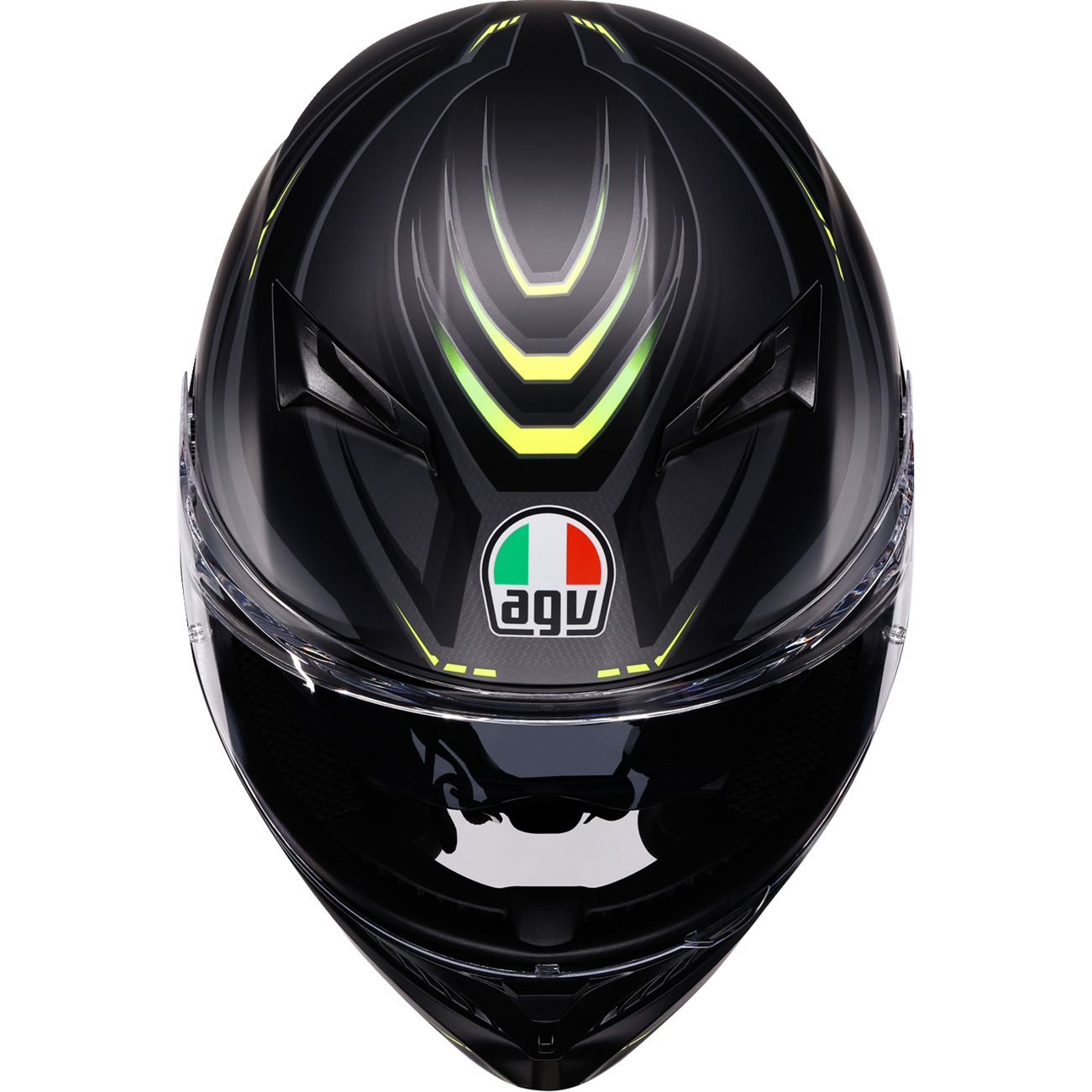 AGV K3 Helmet - Syth - Matte Black/Yellow Fluo - Small 2118381004-026-S