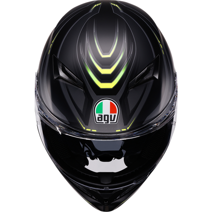 AGV K3 Helmet - Syth - Matte Black/Yellow Fluo - Small 2118381004-026-S