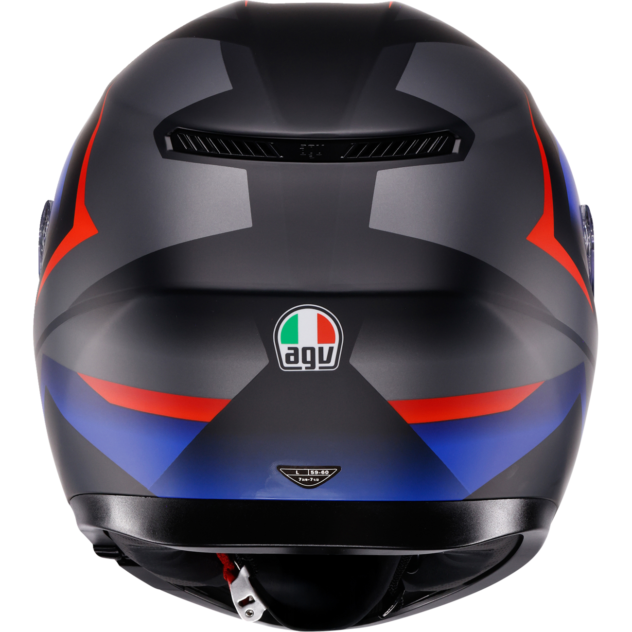 AGV K3 Helmet - Striga - Matte Black/Blue/Red - 2XL 2118381004-024-XXL