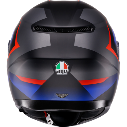 AGV K3 Helmet - Striga - Matte Black/Blue/Red - 2XL 2118381004-024-XXL