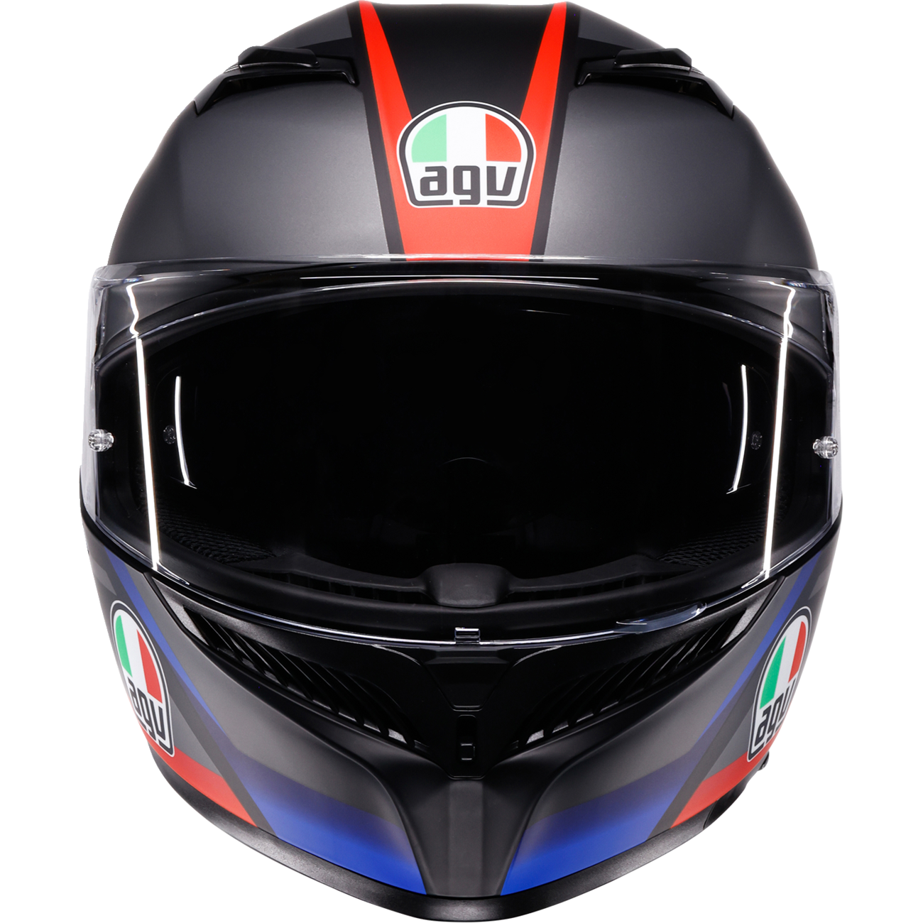 AGV K3 Helmet - Striga - Matte Black/Blue/Red - 2XL 2118381004-024-XXL