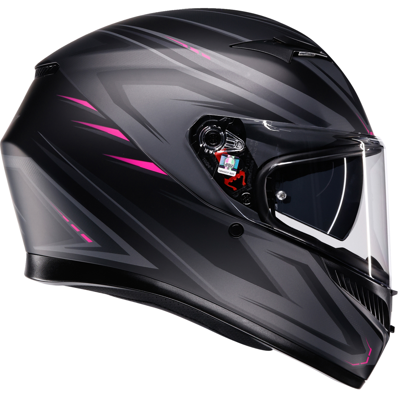 AGV K3 Helmet - Syth - Matte Black/Pink - Medium 2118381004-025-M