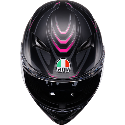 AGV K3 Helmet - Syth - Matte Black/Pink - Medium 2118381004-025-M